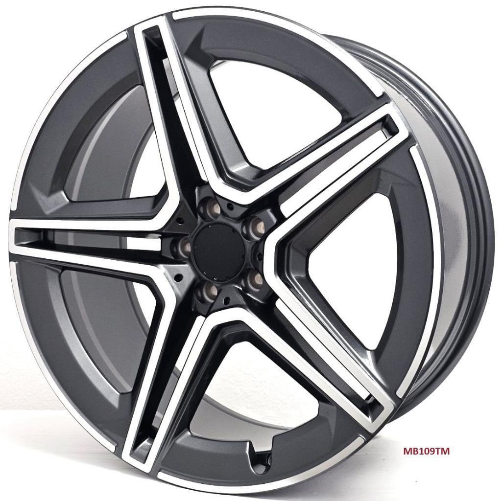 22'' wheels for Mercedes GLS580 4MATIC SUV 2020 & UP (22x9.5/22x11.5") 5x112