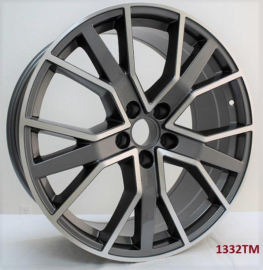 22'' wheels for AUDI Q7 3.0 PREMIUM PLUS 2017 & UP 5x112 22x9.5 +31mm