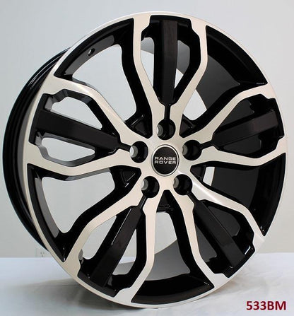 22" wheels for RANGE ROVER HSE, SUPERCHARGED 2003-2021 22x9.5 5x120