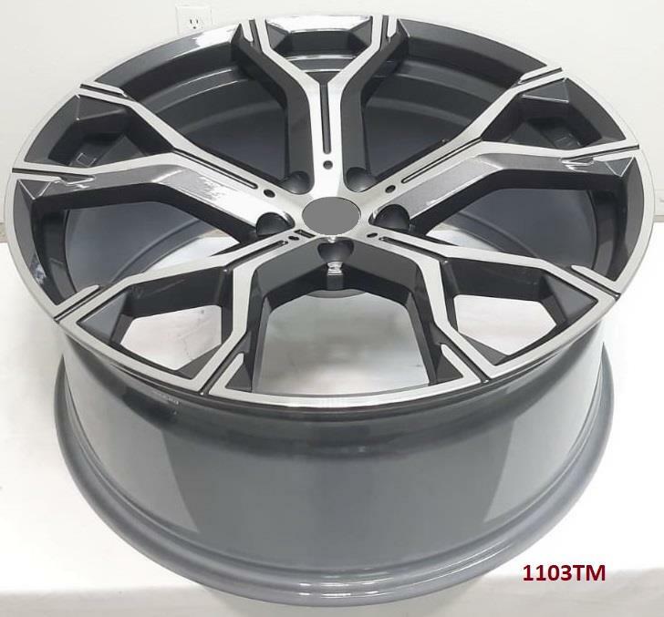 21'' wheels for BMW X6 S Drive 35i X-line 2015-19 5x120 21x9.5/10.5"