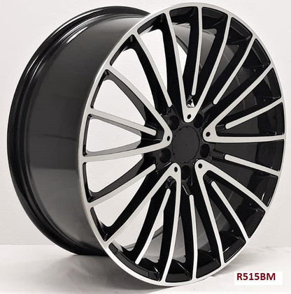 20'' wheels for Mercedes SL550 2007 Thru 2019 (Staggered 20x8.5/9.5)