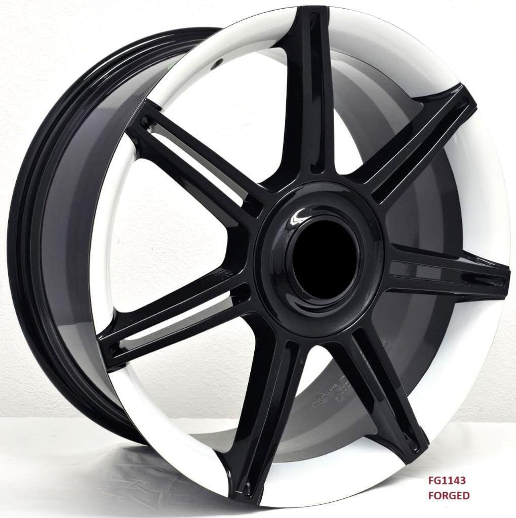 20'' FORGED wheels for PORSCHE TAYCAN TURBO CROSS TURISMO 2021 & UP White lip