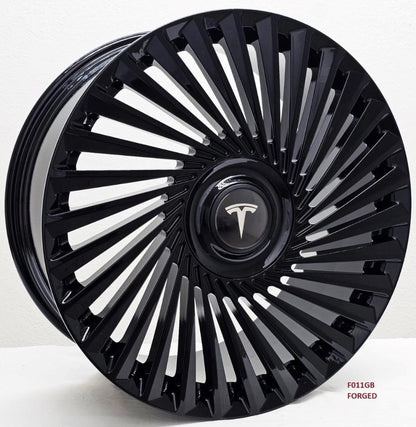22" FORGED wheels for TESLA MODEL X 75D 2015 & UP (staggered 22x9"/22x10")
