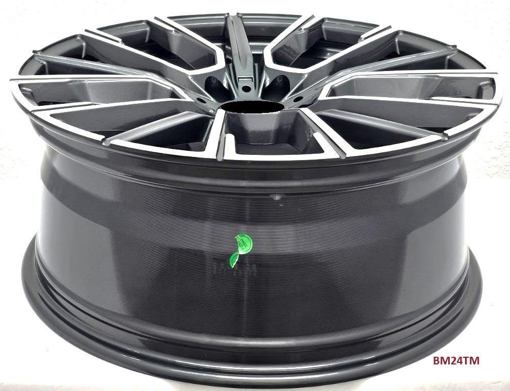 20'' wheels for BMW 640 650 COUPE CONVERTIBLE XDRIVE 2012 & UP 5x120 20x8.5/9.5"