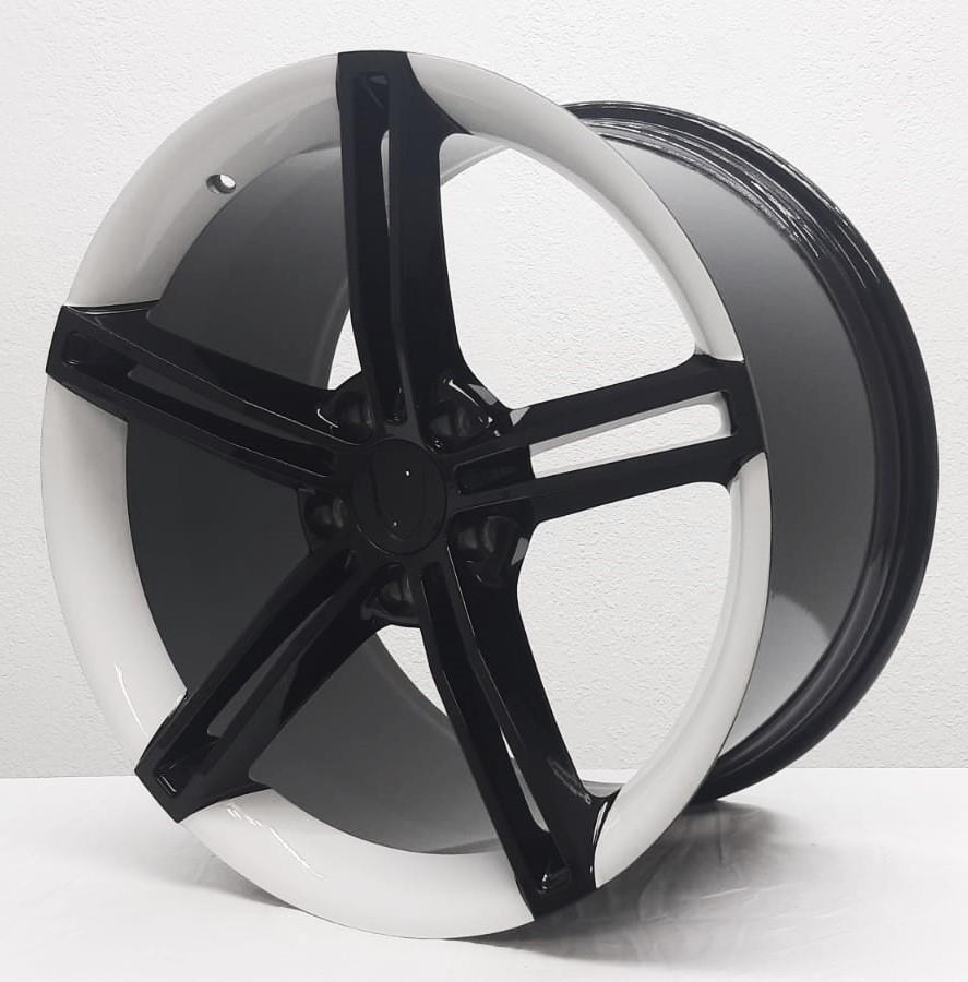 21'' FORGED wheels for PORSCHE TAYCAN TURBO 21X9.5/11.5" 5x130 (White Lip)