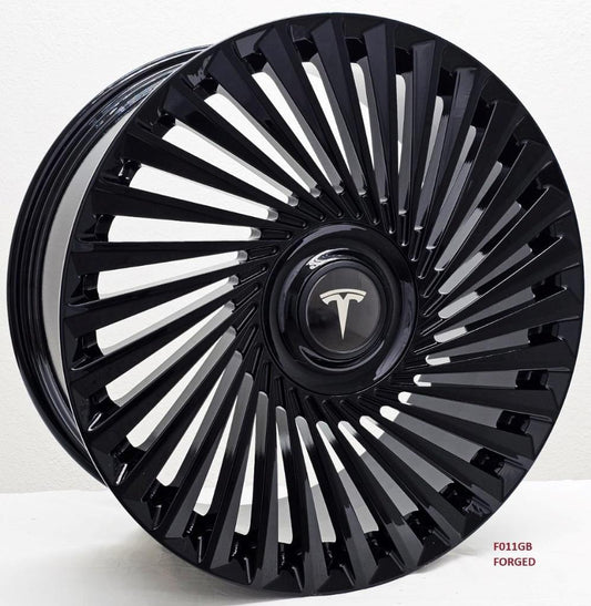 22" FORGED wheels for TESLA MODEL X 60D 2015-16 (staggered 22x9"/22x10")