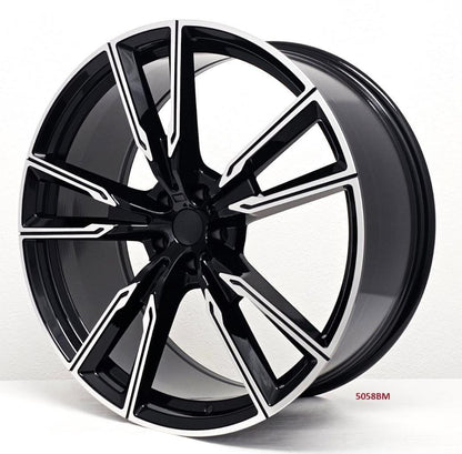 22'' wheels for BMW X6 M50i 2020 & UP 22x9.5/10.5" 5x112