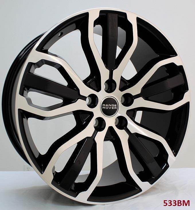 22" wheels for RANGE ROVER SPORT HSE, SUPERCHARGED 2006-2021 22x9.5 5x120