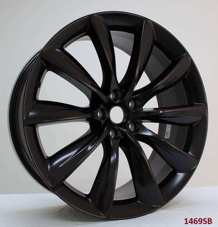 21" wheels fits TESLA MODEL S 85 P85 (staggered 21x8.5"/21x9")