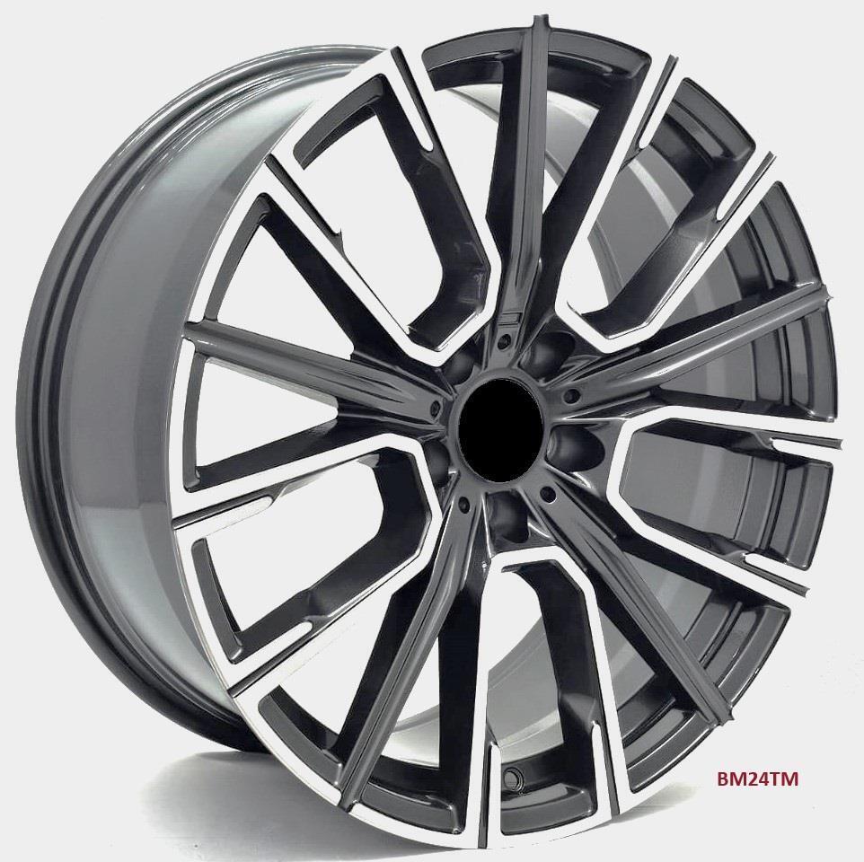 20'' wheels for BMW 740i, 740Li, 750i, 750Li, 760Li 2009-15 5x120 20x8.5/9.5"