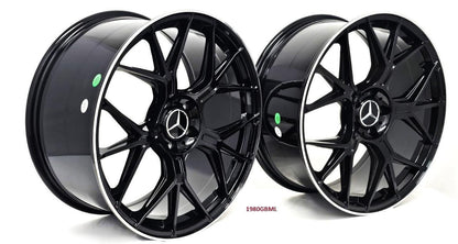20'' wheels for Mercedes E450 4MATIC CABRIOLET 2019 & UP (Staggered 20x8.5/9.5")