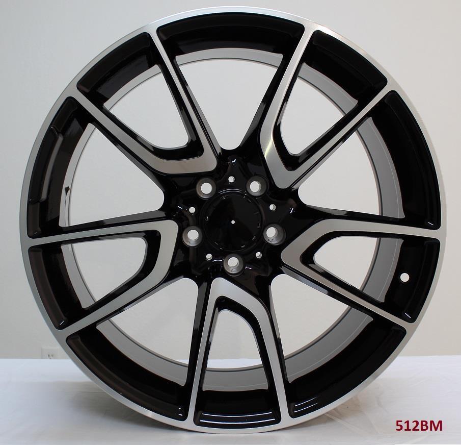 19'' wheels for Mercedes E450 COUPE 2019 & UP (Staggered 19x8.5/9.5)