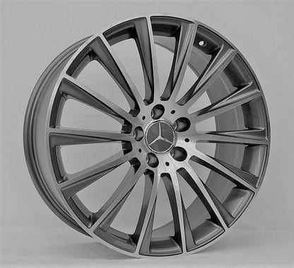 20'' wheels for Mercedes E350 SEDAN RWD 2010-16 (Staggered 20x8.5/9.5)