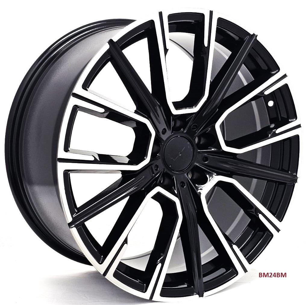 20'' wheels for BMW 528i, 528i X-DRIVE 2012-16 5x120 20x8.5/9.5"