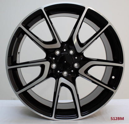 19'' wheels for Mercedes E400 SEDAN 2014-16 (Staggered 19x8.5/9.5)