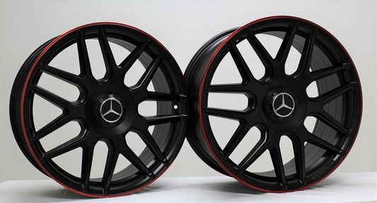 20'' wheels for Mercedes S-CLASS COUPE S550 S600 S63 S65 (Staggered 20x8.5/9.5)