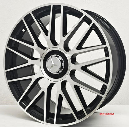 20'' wheels for Mercedes E400 CABRIOLET 2018 & UP (Staggered 20x8.5/9.5")