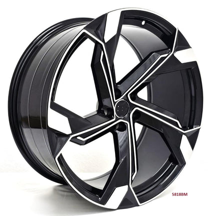 22'' wheels for AUDI e-TRON PRESTIGE QUATTRO 2019 & UP 5x112 22x9.5" +25MM
