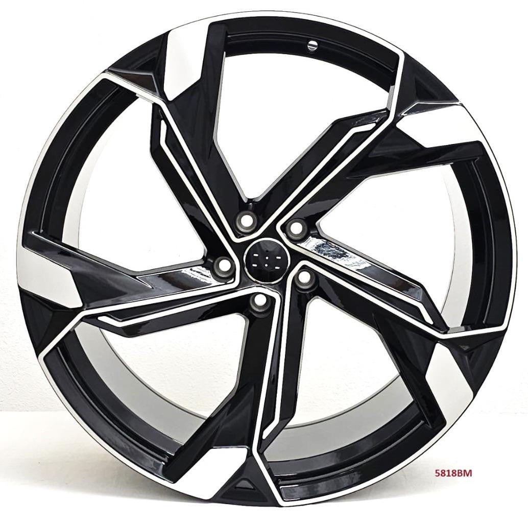 22'' wheels for AUDI SQ8 4.0 PRESTIGE 2020 & UP 5x112 22x9.5 +25MM