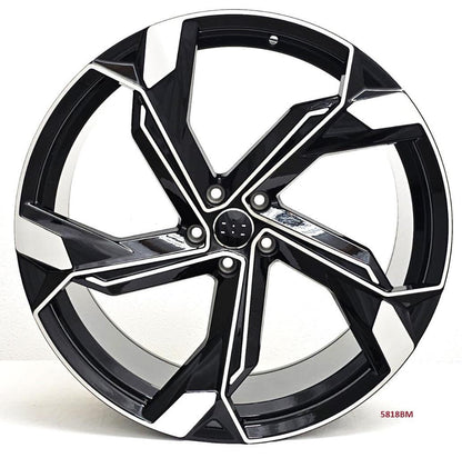 22'' wheels for AUDI SQ8 4.0 PRESTIGE 2020 & UP 5x112 22x9.5 +25MM