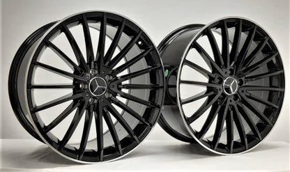 20'' wheels for Mercedes E350 4MATIC SEDAN 2020 & UP (Staggered 20x8.5/9.5)