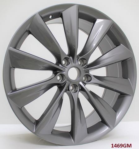 21'' wheels TESLA MODEL S 60 85 P85 P85D (staggered 21x8.5"/21x9") PIREELI TIRE