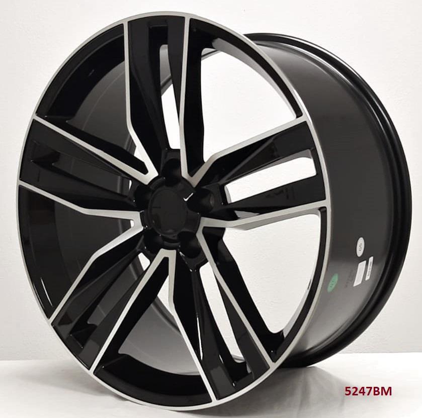 22" WHEELS FOR CHEVY CAMARO LT1 COUPE 2020 & UP stag 22x8.5/10" LEXANI TIRES