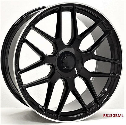 22'' wheels for Mercedes S550 STANDARD, SPORT 2007-13 staggered (22x9/10")5x112