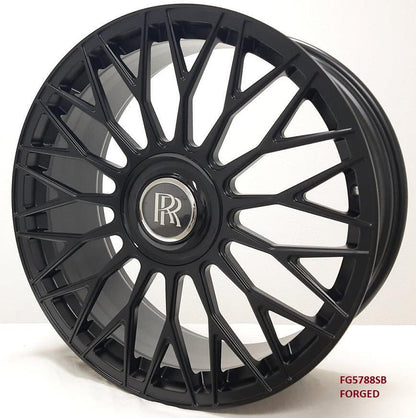 23" FORGED wheels for ROLLS ROYCE CULLINAN 2019 TO 2023 23x10 CONTINENTAL TIRES