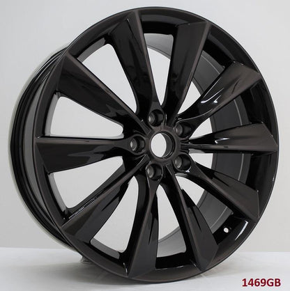 22'' wheels for TESLA MODEL X 90D P90D (staggered 22x9"/22x10") PIRELLI TIRES