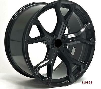 22'' wheels for BMW X5 X Drive 35i Base luxury M Sport 2014-18 22x9.5/10.5 5x120