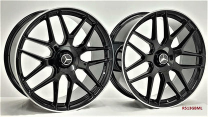 22'' wheels for Mercedes S63 2008-13 staggered (22x9/10")5x112