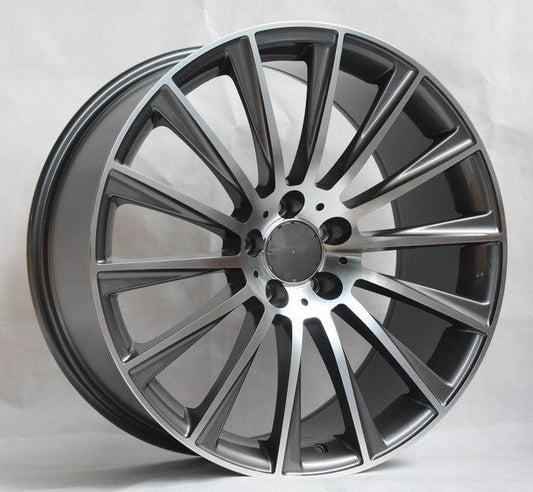 22x10" Aluminum Wheels R502-TM-22x10-5x112-38-66.56 (Set of 4 Wheels)