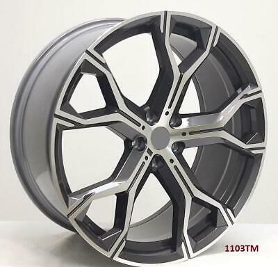 22'' wheels for BMW X5 S Drive 35d Base luxury M Sport X line 2014-18 5x120