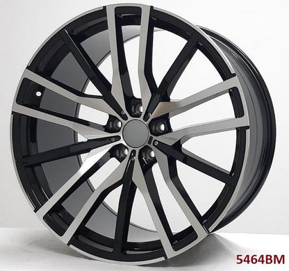 22'' wheels for BMW X7 X Drive 40i 2019 & UP 5x112 (22x9.5/10.5) PIRELLI TIRES