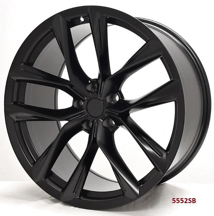 22" wheels fits TESLA MODEL S 70, 70D, P90D 2016 staggered 22x9"/10 PIRELLI TIRE