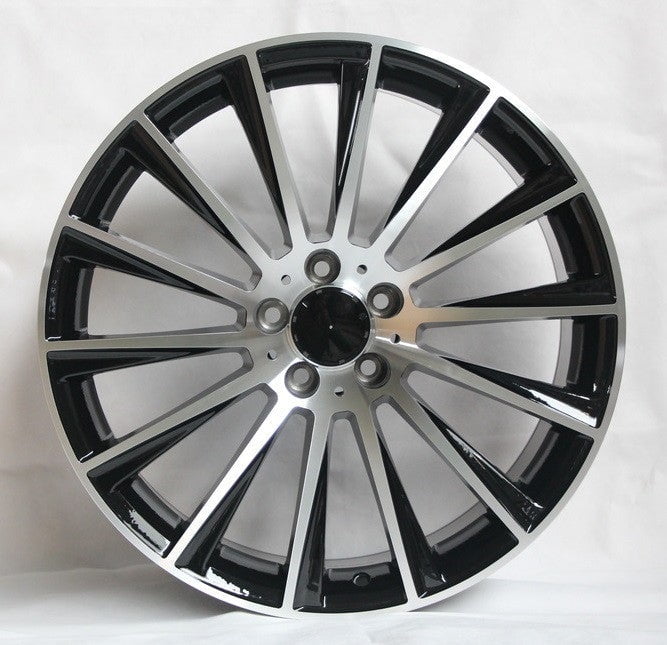 22x9" Aluminum Wheels R502-BM-22x9-5x112-35-66.56 (Set of 4 Wheels)