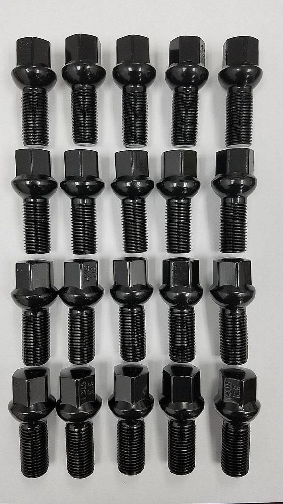 WHEEL LUG BOLTS BALL SEAT MERCEDES C450, C43, C63, C63S 2015-18 14X1.5