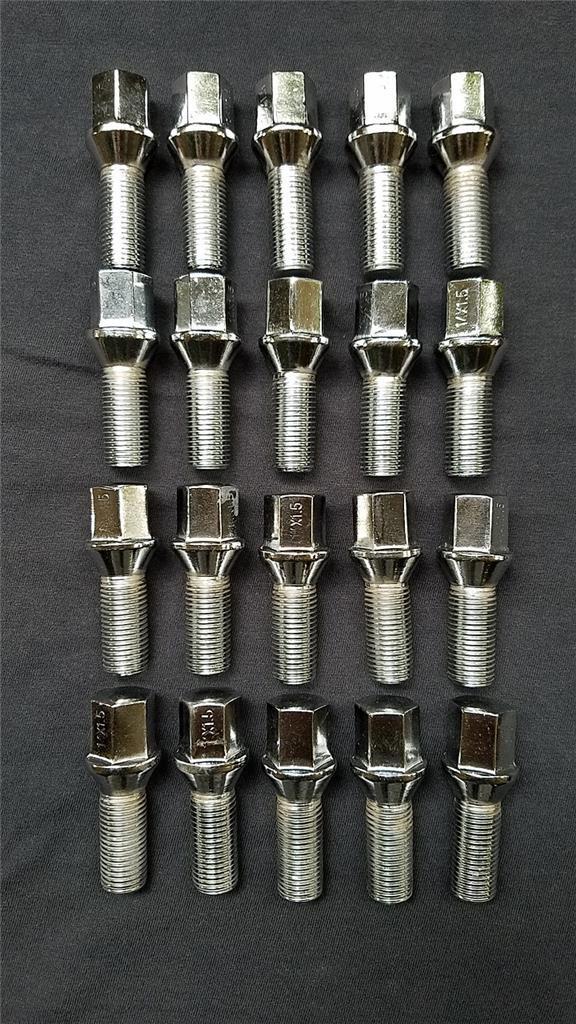 WHEEL LUG BOLTS CONE SEAT MERCEDES ML320, ML350, ML550, ML55, ML63 14X1.5