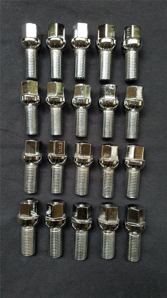 WHEEL LUG BOLTS BALL SEAT MERCEDES GLE350 GL350 GL450 GL550 GLS550 GLS450 14X1.5