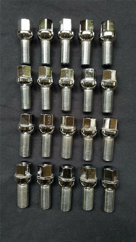 WHEEL LUG BOLTS Audi A3 A4 S4 A5 S5 RS5 A6 A7 S7 RS7 A8 S8 Q7 Q8 14X1.5 CHROME