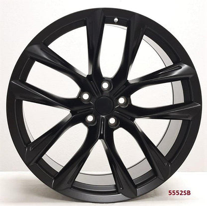 22" wheels fits TESLA MODEL S 70, 70D, P90D 2016 staggered 22x9"/10 PIRELLI TIRE