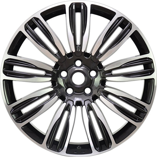 22x9.5" Aluminum Wheels R531-BM-22x9.5-5x120-45-72.56 (Set of 4 Wheels)