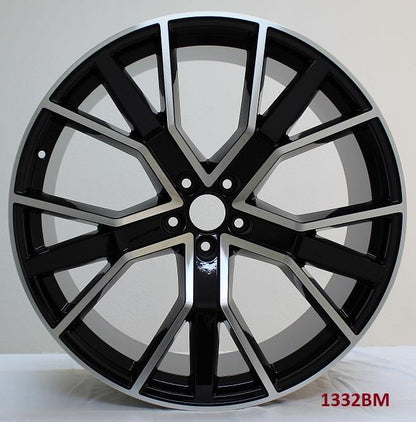 22'' wheels for Audi A7 2010 & UP 5x112 22x9.5 +31mm LIONHART TIRES