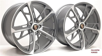 21'' FORGED wheels for PORSCHE TAYCAN 4S 2020 & UP 21X9.5/11.5" PIRELLI TIRES