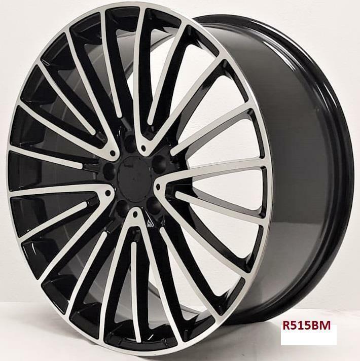 22'' wheels for Mercedes S580 4MATIC SEDAN 2021 & UP staggered(22x9/10.5")5x112