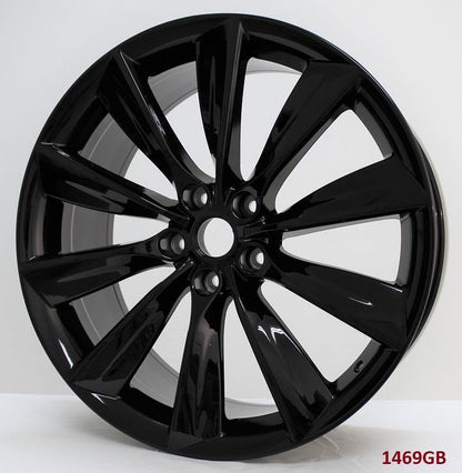 22'' wheels for TESLA MODEL X 90D P90D (staggered 22x9"/22x10") ACCELERA TIRE