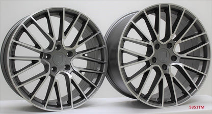 21'' wheels for PORSCHE CAYENNE BASE 2009-18 21X9.5 5x130 PIRELLI TIRES