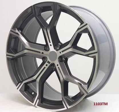 22'' wheels for BMW X7 X Drive 50i 2019 & UP (22x9.5/10.5") 5x112