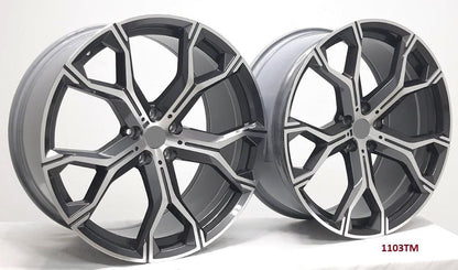 22'' wheels for BMW X7 M50i 2020 & UP (22x9.5/10.5") 5x112